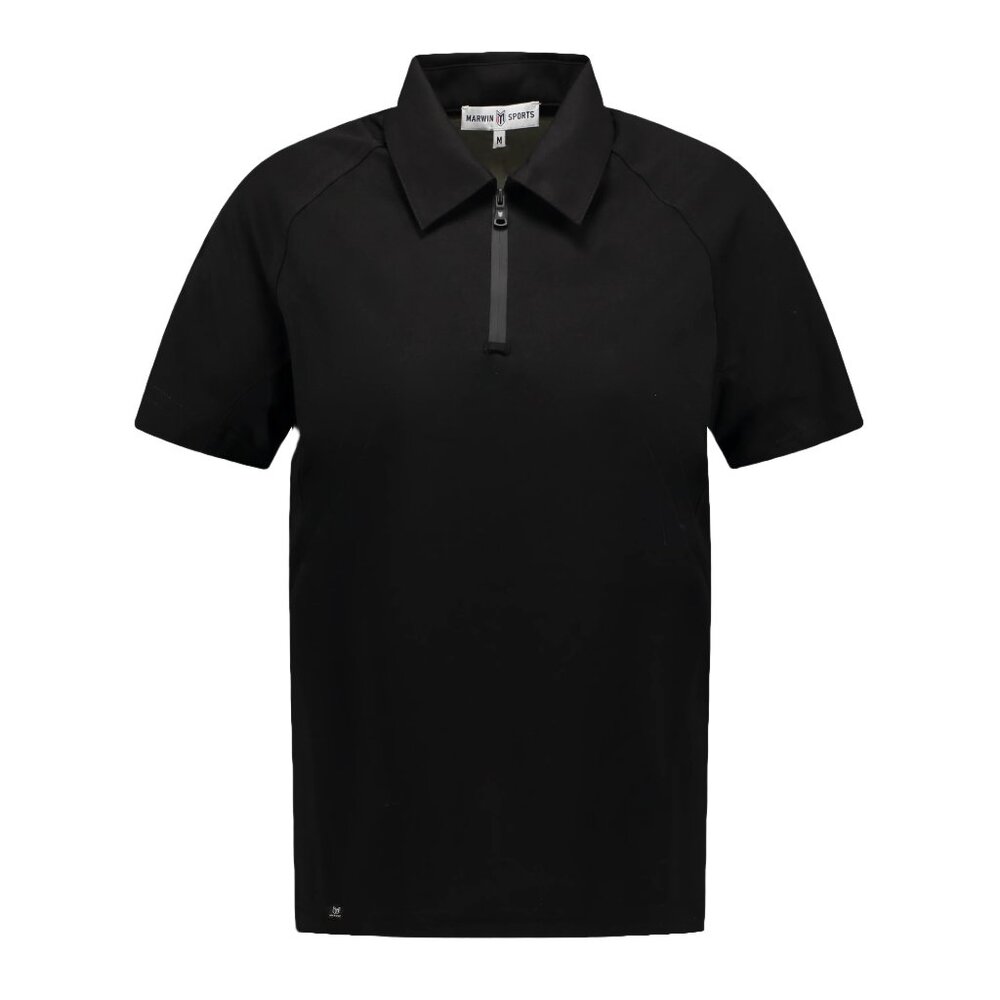 Phoenix Black Zipper Polo